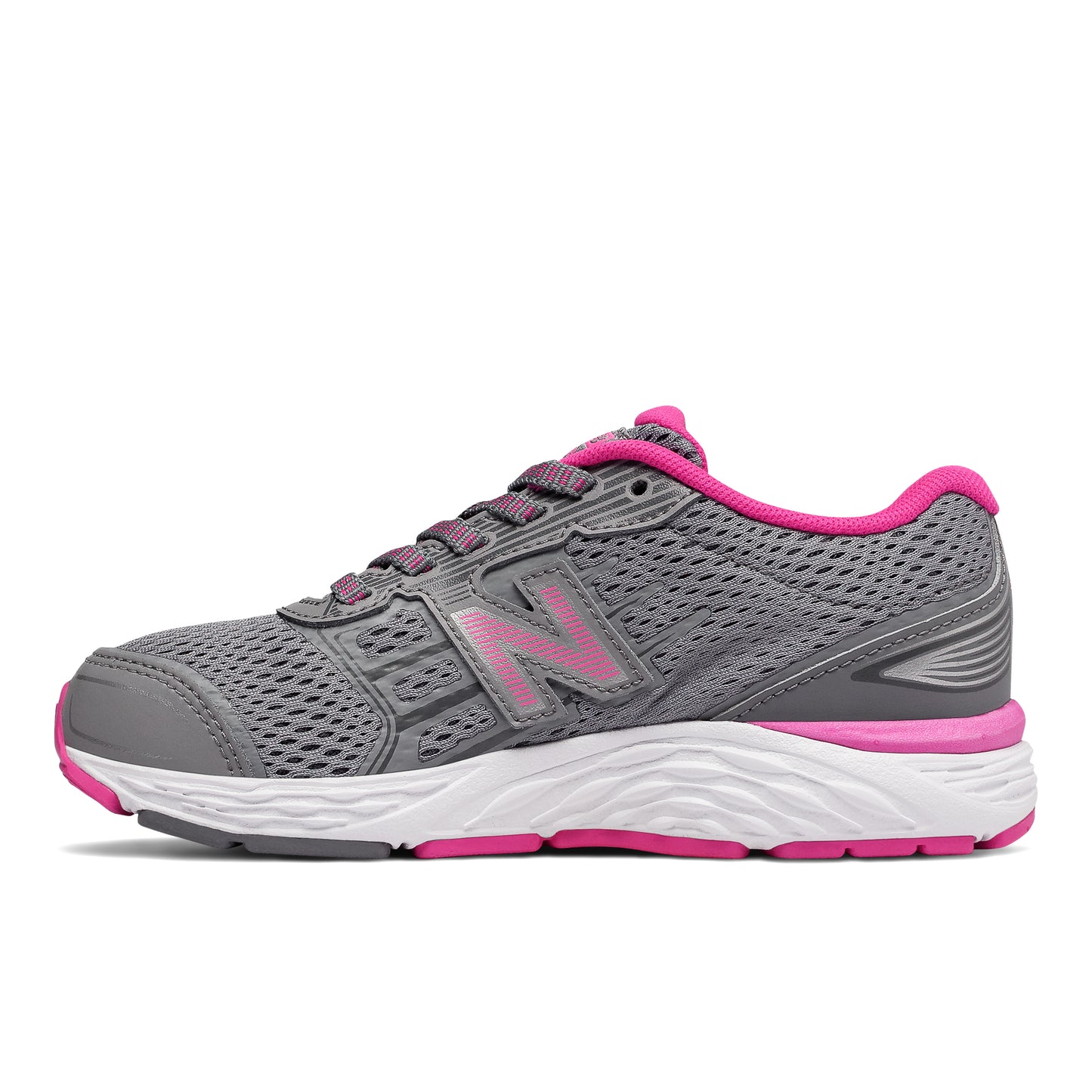 Big Kid's  680v3 GREY/PINK