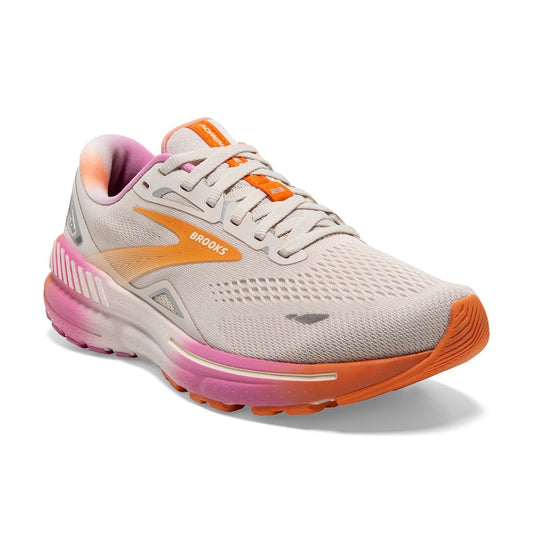 Women's Adrenaline GTS 23 - 117 White Sand/Sunset/Fuchsia