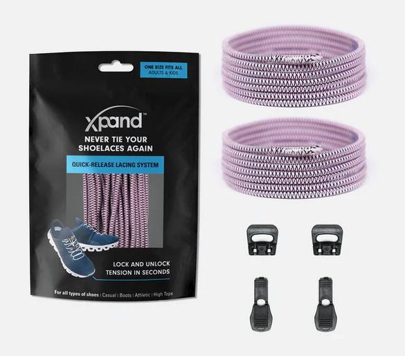 Xpand Laces  Quick Release  Soft Pink