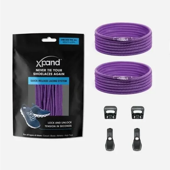 Xpand Laces Quick Release Purple