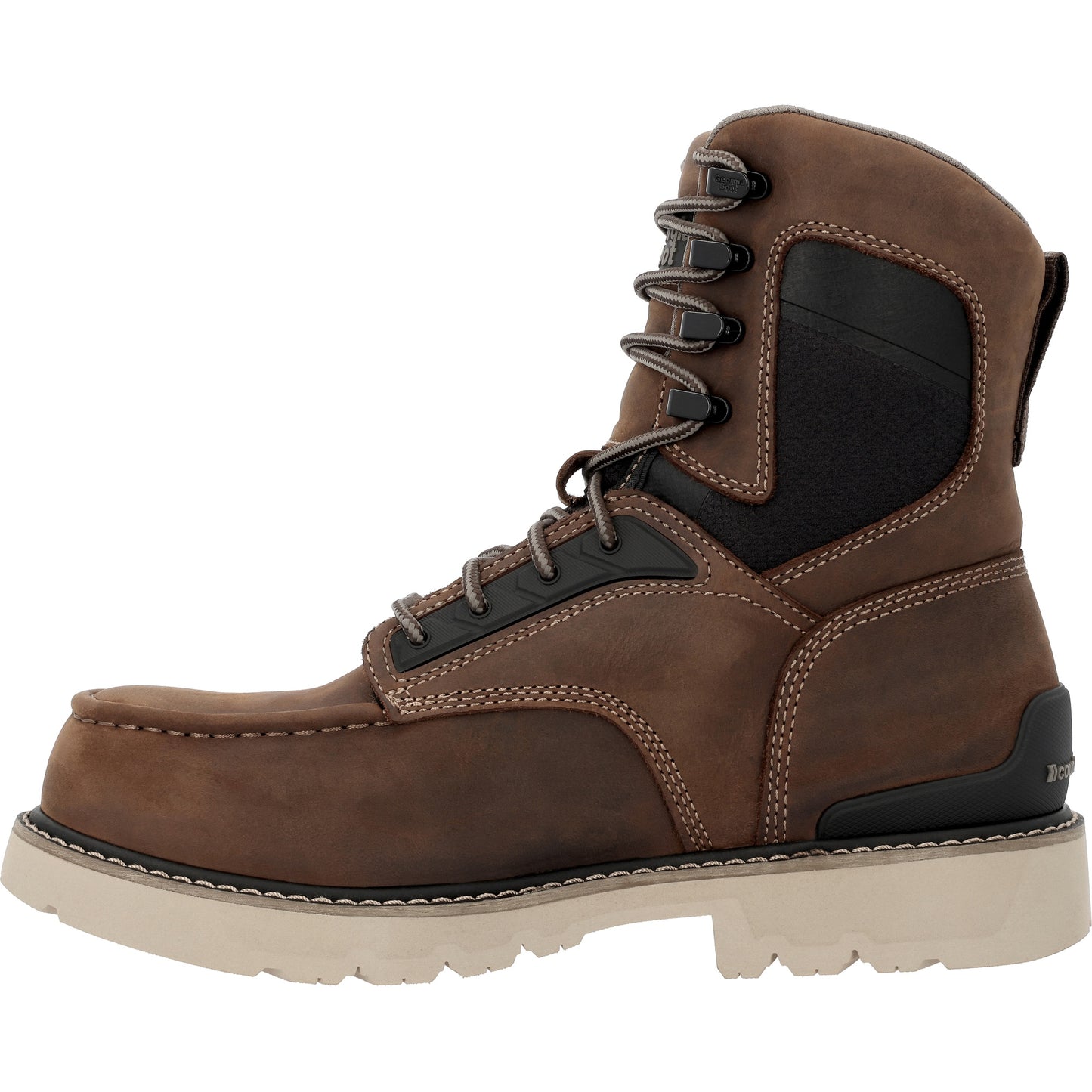 Men's Carbon Flex 8" Moc-Toe Work Boot with Carbon Toe