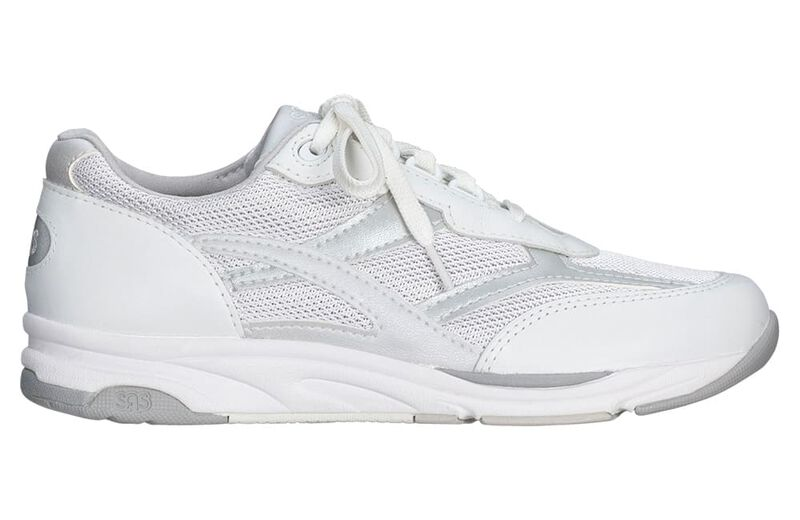 Tour Mesh Lace Up Sneaker -Silver