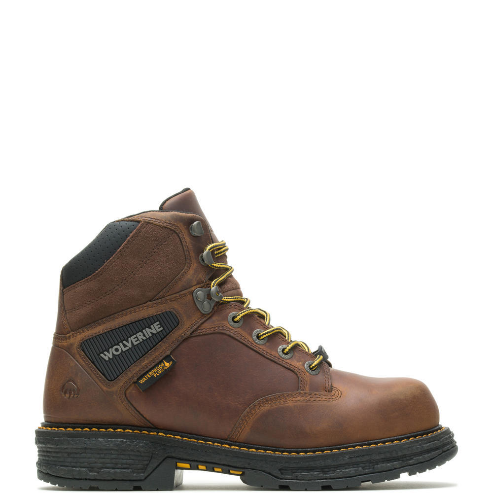 Hellcat 6" Soft Toe WP Work Boot - Tobacco