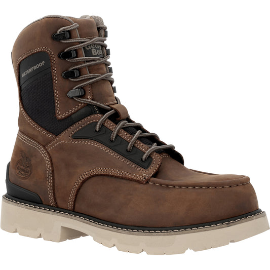 Men's Carbon Flex 8" Moc-Toe Work Boot with Carbon Toe