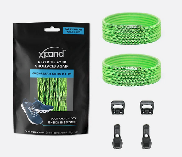 Xpand Laces  Quick Release Neon Green