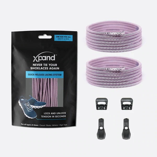 Xpand Laces  Quick Release  Soft Pink