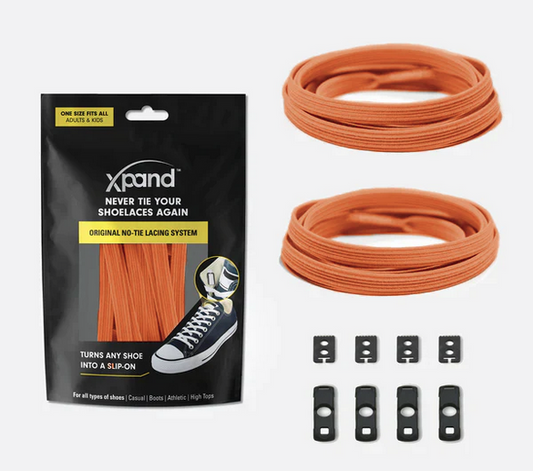 Xpand Laces  Original No Tie  Sunshine Orange